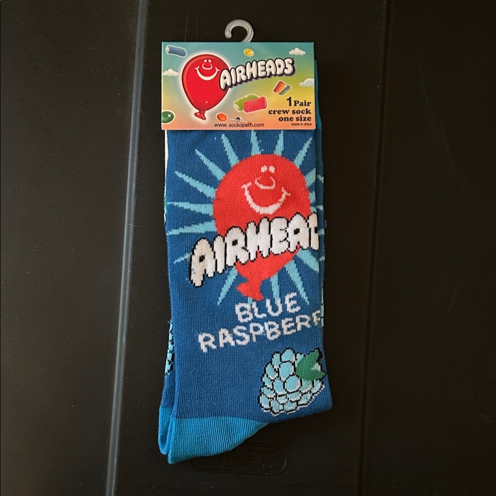 Blue Raspberry Crew Socks